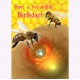 FRACTALIZATION GREETING CARD Bee Birthday